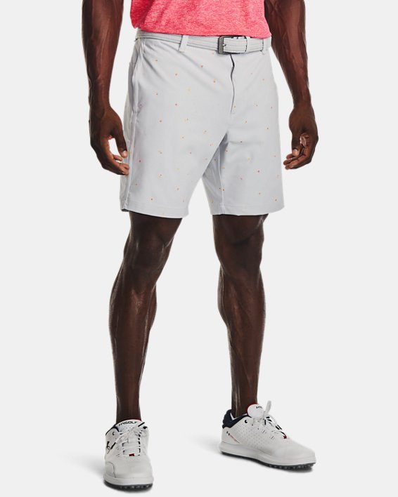 Men's UA Iso-Chill Printed Shorts, Gray, pdpMainDesktop image number 0